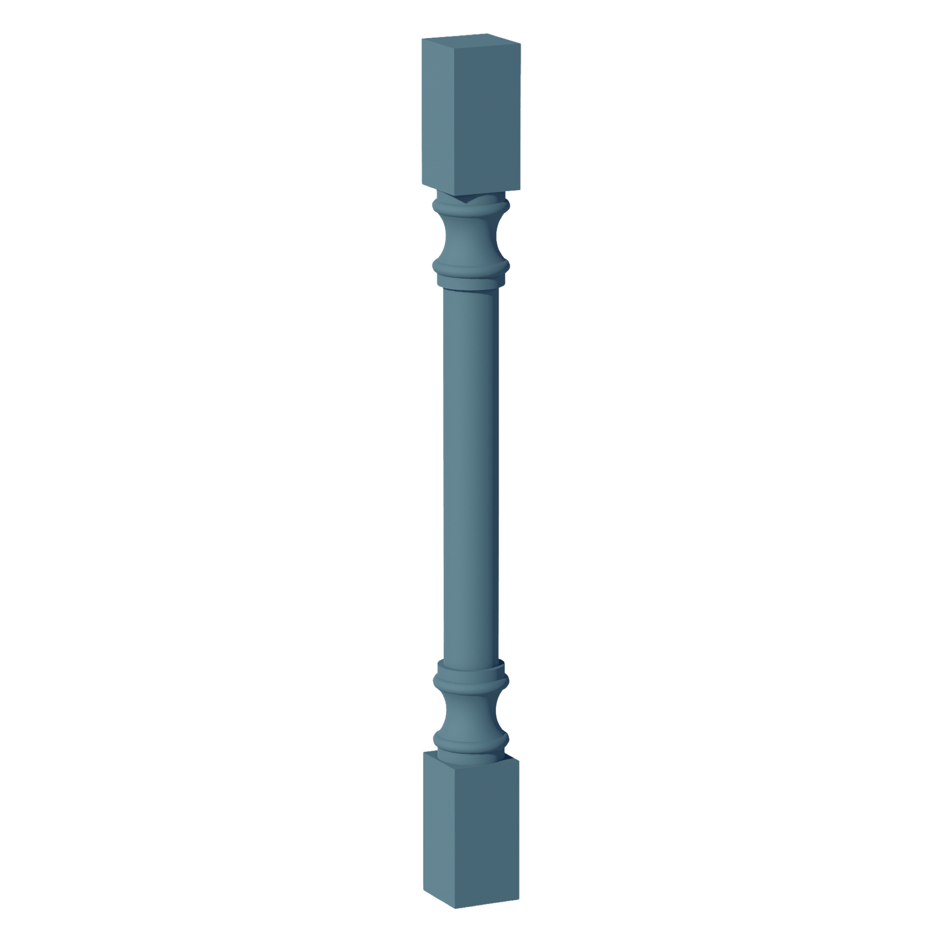 TG - RP336: Soft Green Shaker 03"W x 36"H x 03"D Round Roman Pillar - NextCabinets