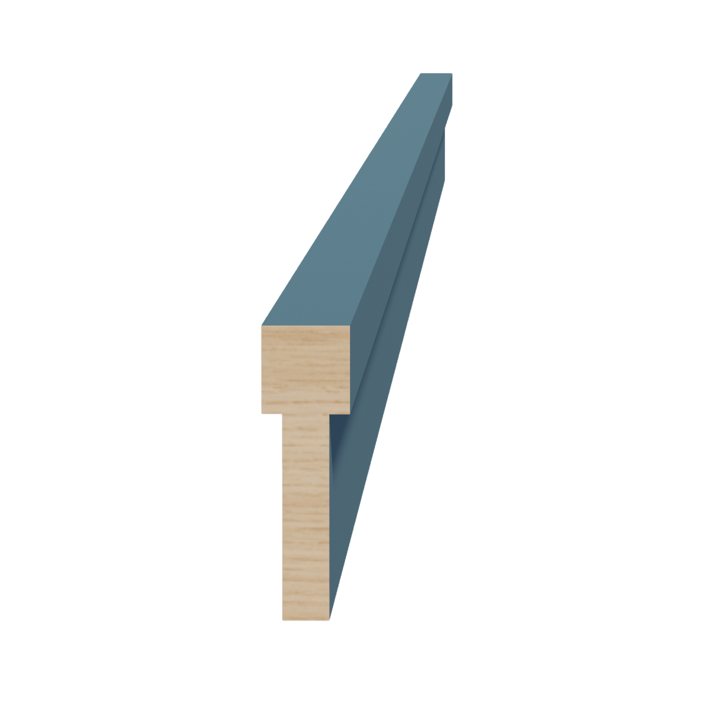 TG - STKM8: Soft Green Shaker 96"W x 2 - 1/2"H x 3/4"D Stacking Molding - NextCabinets