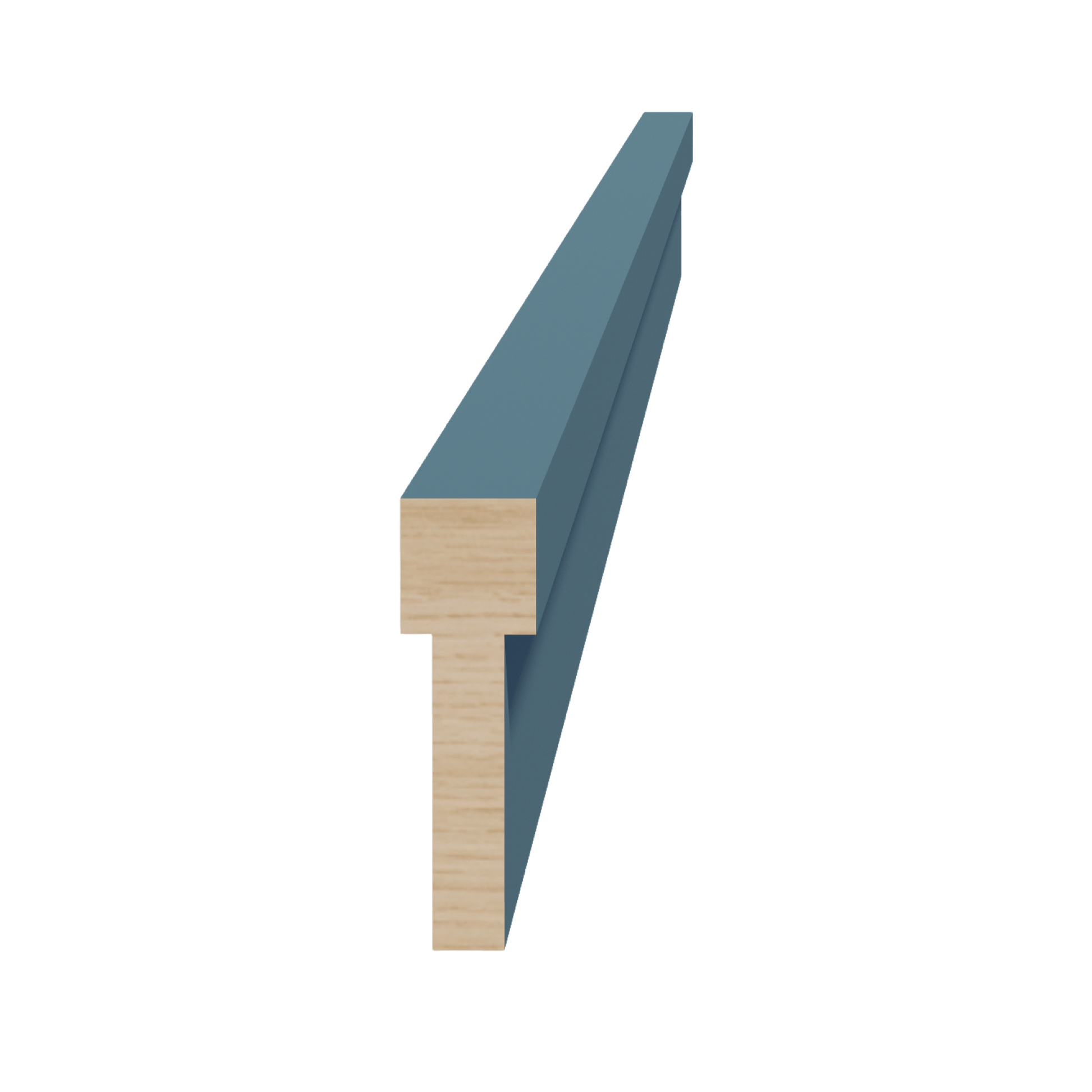 TG - STKM8: Soft Green Shaker 96"W x 2 - 1/2"H x 3/4"D Stacking Molding - NextCabinets