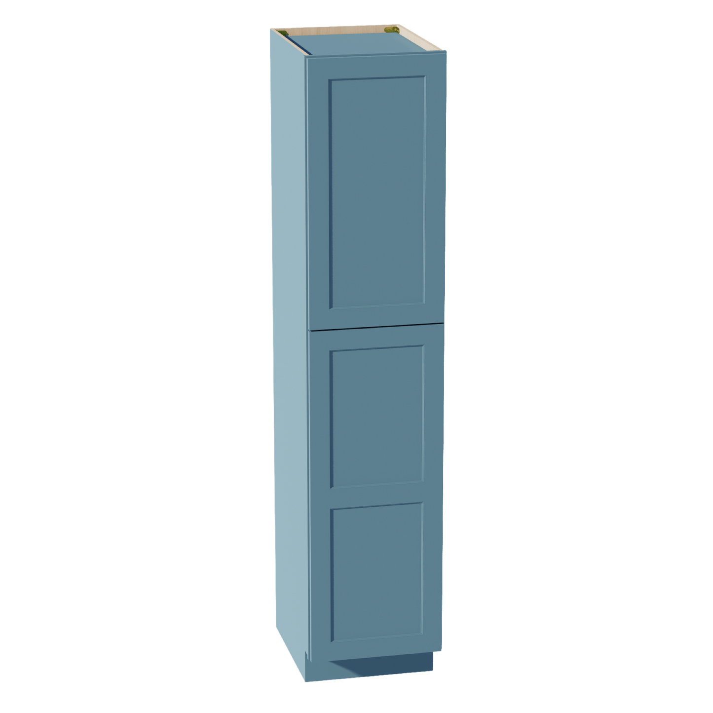 TG - TP1884: Soft Green Shaker 18"W x 84"H x 24"D 2 Doors & 5 Shelves Tall Shelf Pantry Cabinets - NextCabinets