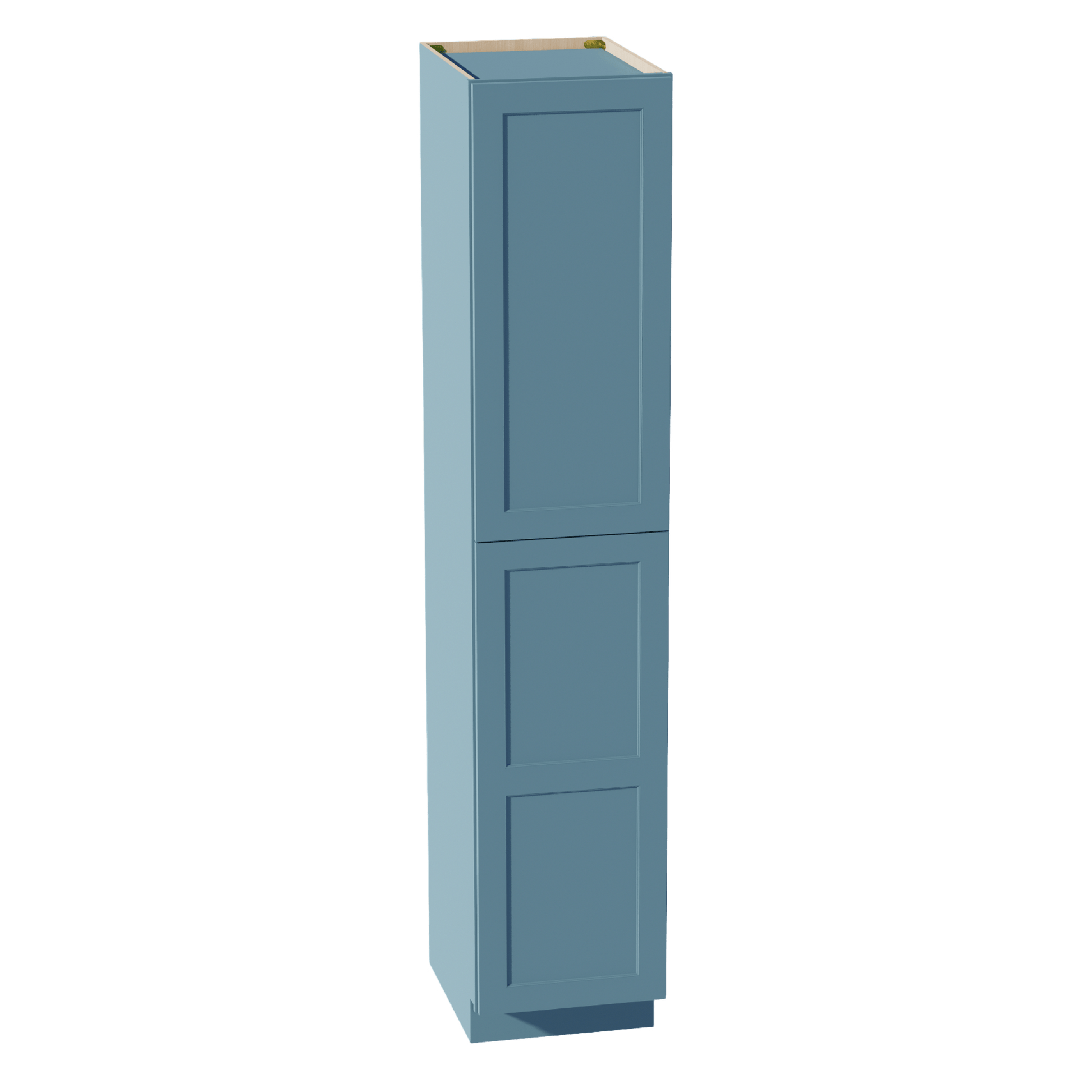 TG - TP1890: Soft Green Shaker 18"W x 90"H x 24"D 2 Doors & 5 Shelves Tall Shelf Pantry Cabinets - NextCabinets