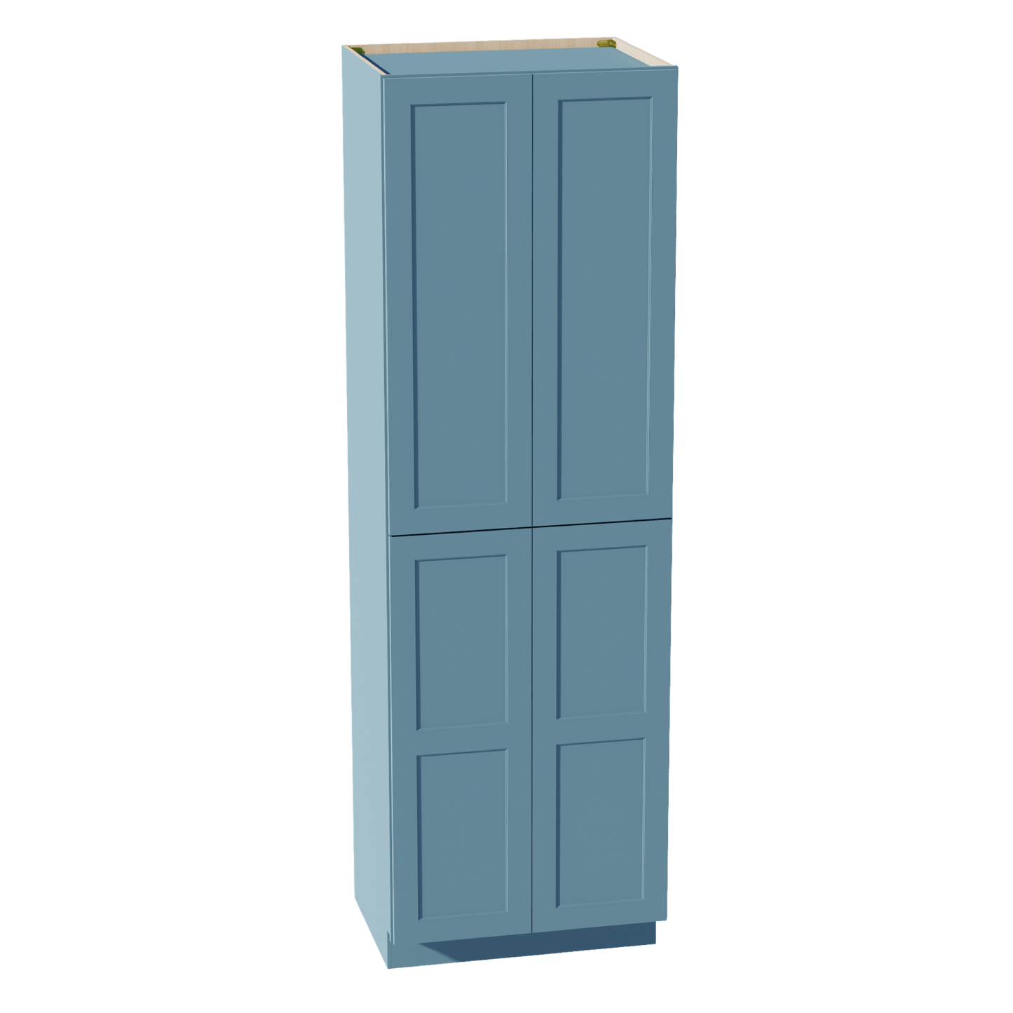 TG - TP3096: Soft Green Shaker 30"W x 96"H x 24"D 2 Doors & 6 Shelves Tall Shelf Pantry Cabinets - NextCabinets