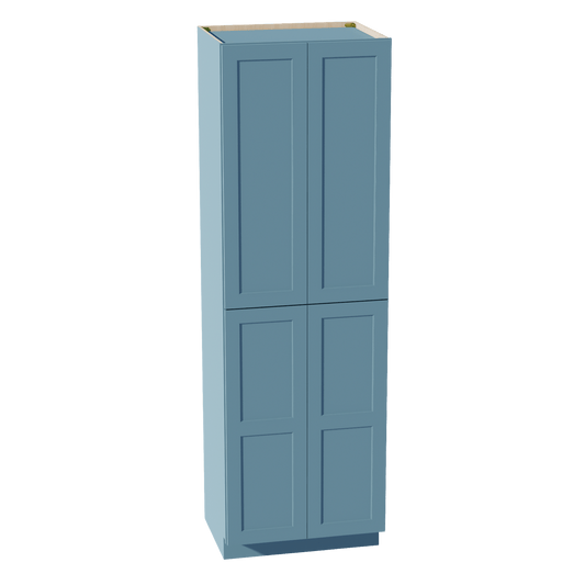 TG - TP3096: Soft Green Shaker 30"W x 96"H x 24"D 2 Doors & 6 Shelves Tall Shelf Pantry Cabinets - NextCabinets