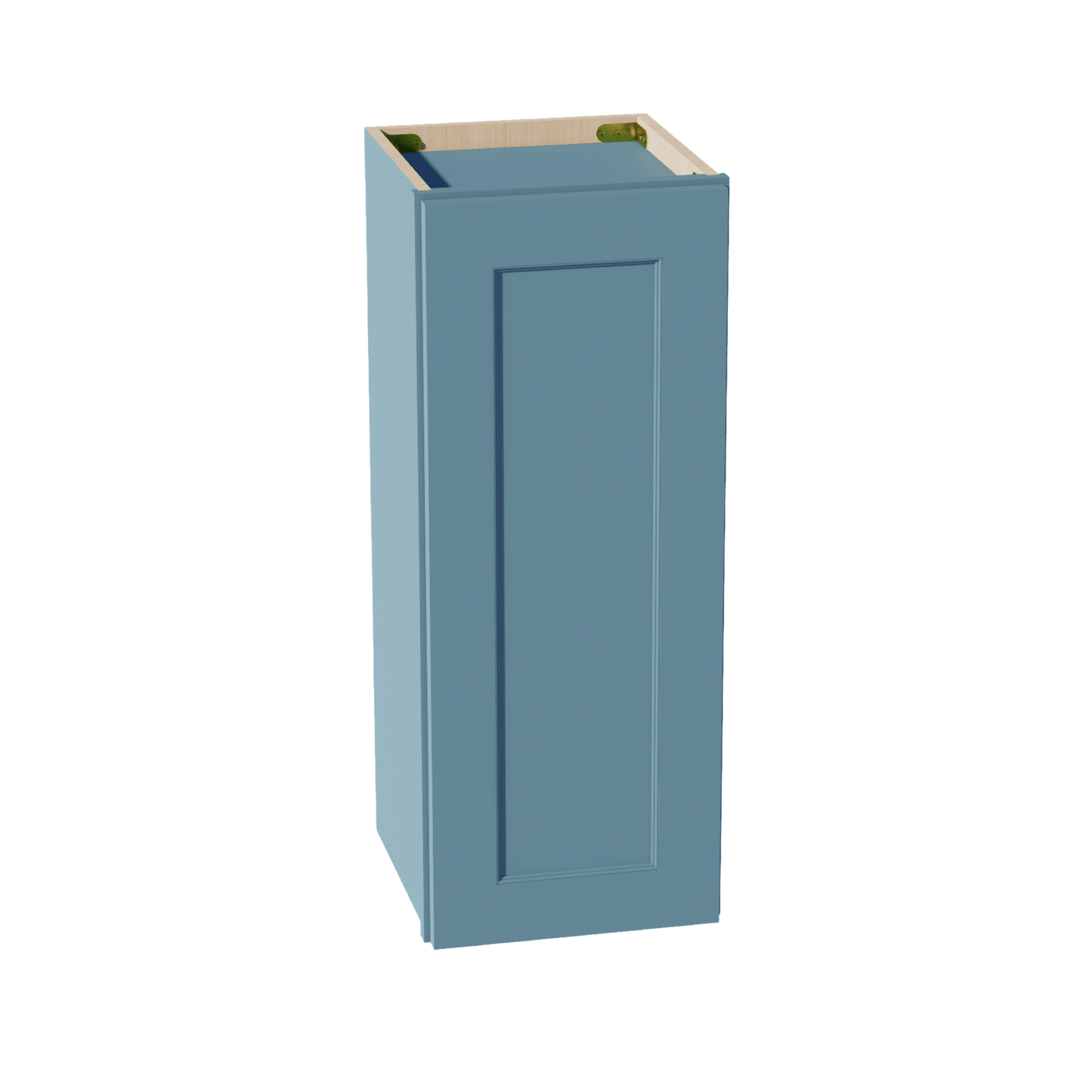 TG - W1230:: Soft Green Shaker 12"W x 30"H 1 Door & 2 Shelves Standard Wall Cabinet - NextCabinets