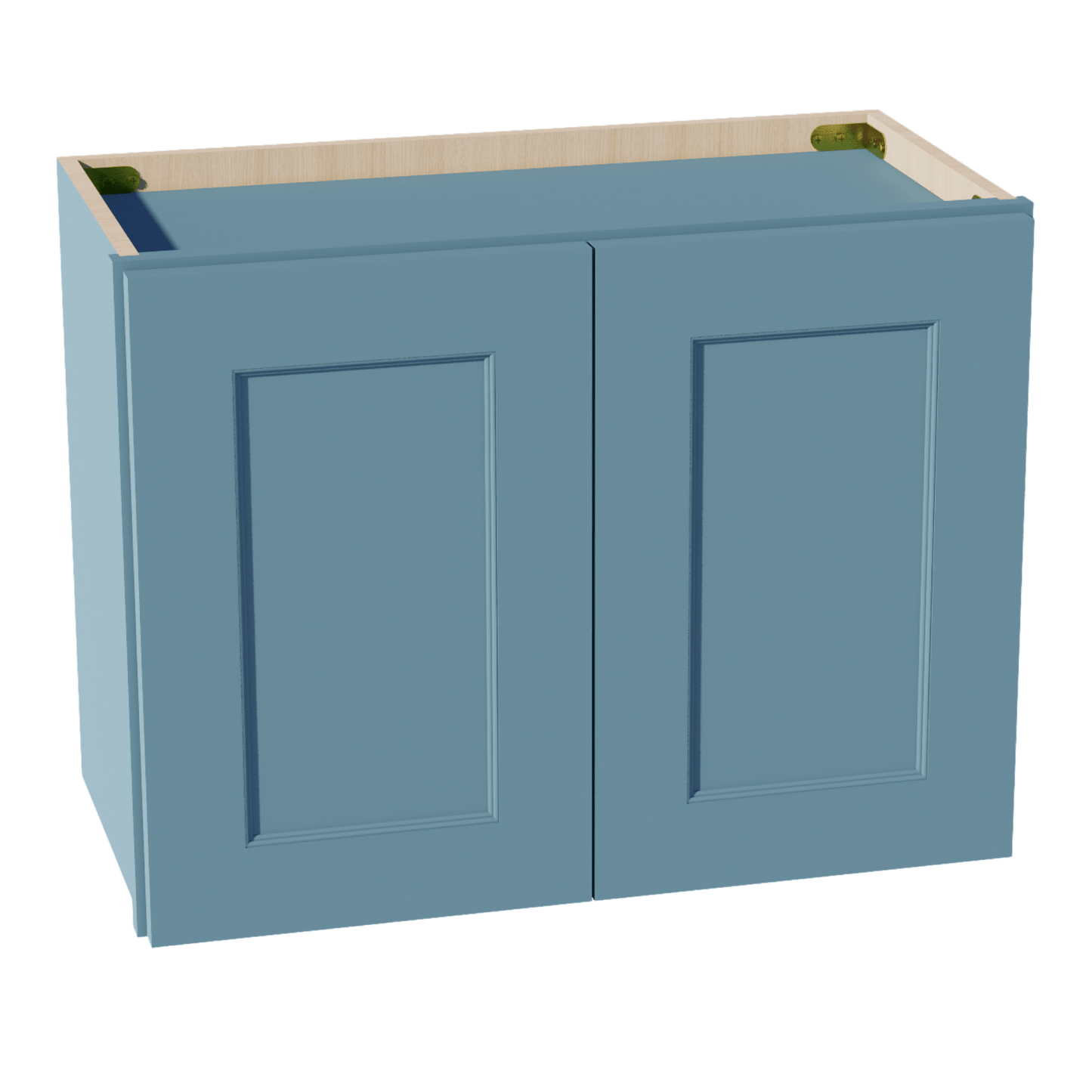 TG - W2418: Soft Green Shaker 24"W x 18"H 2 Doors Standard Wall Bridge Cabinet - NextCabinets