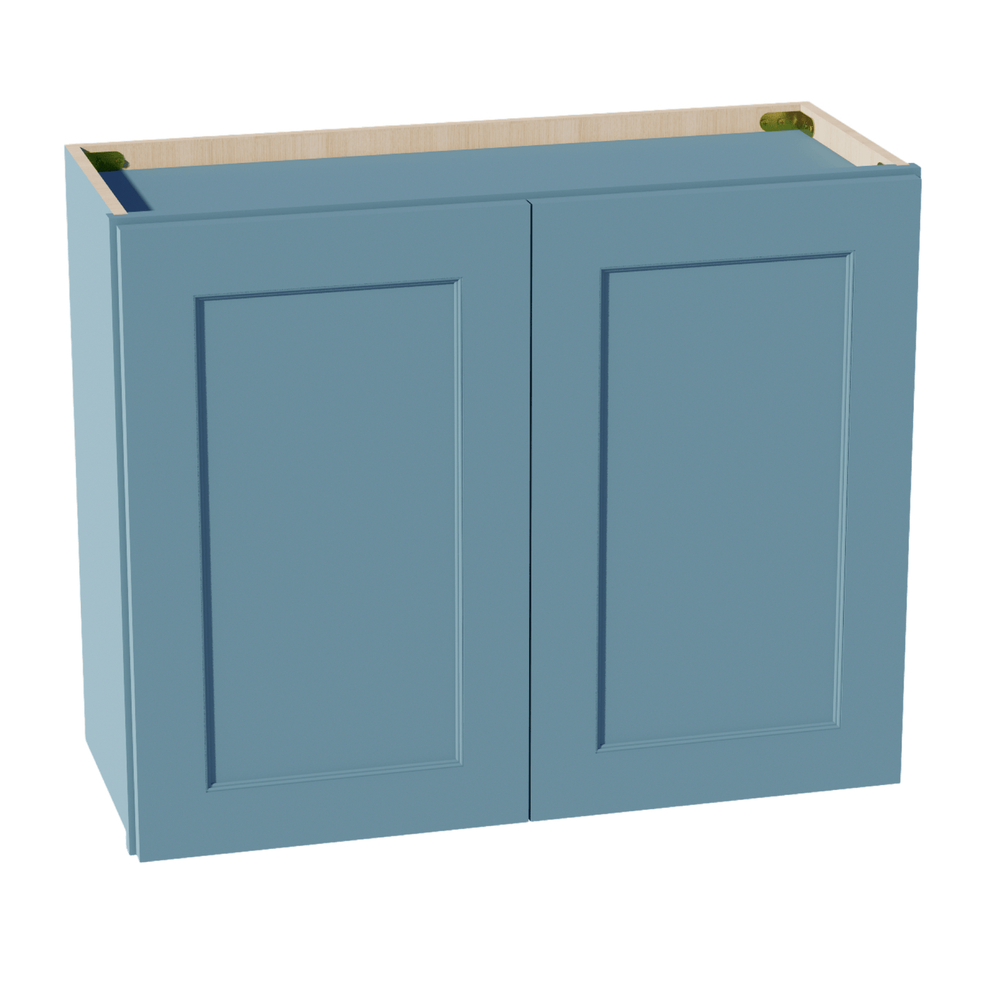 TG - W3024: Soft Green Shaker 30"W x 24"H 2 Doors Standard Wall Bridge Cabinet - NextCabinets