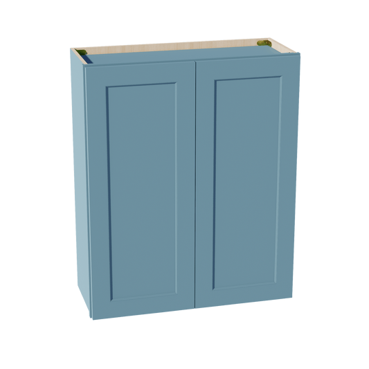 TG - W3036: Soft Green Shaker 30"W x 36"H 2 Doors & 2 Shelves Standard Wall Cabinet - NextCabinets