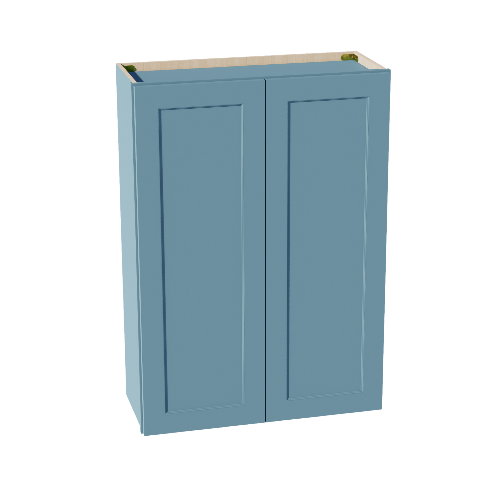 TG - W3042: Soft Green Shaker 30"W x 42"H 2 Doors & 3 Shelves Standard Wall Cabinet - NextCabinets