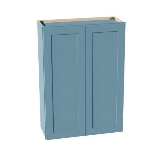 TG - W3042: Soft Green Shaker 30"W x 42"H 2 Doors & 3 Shelves Standard Wall Cabinet - NextCabinets