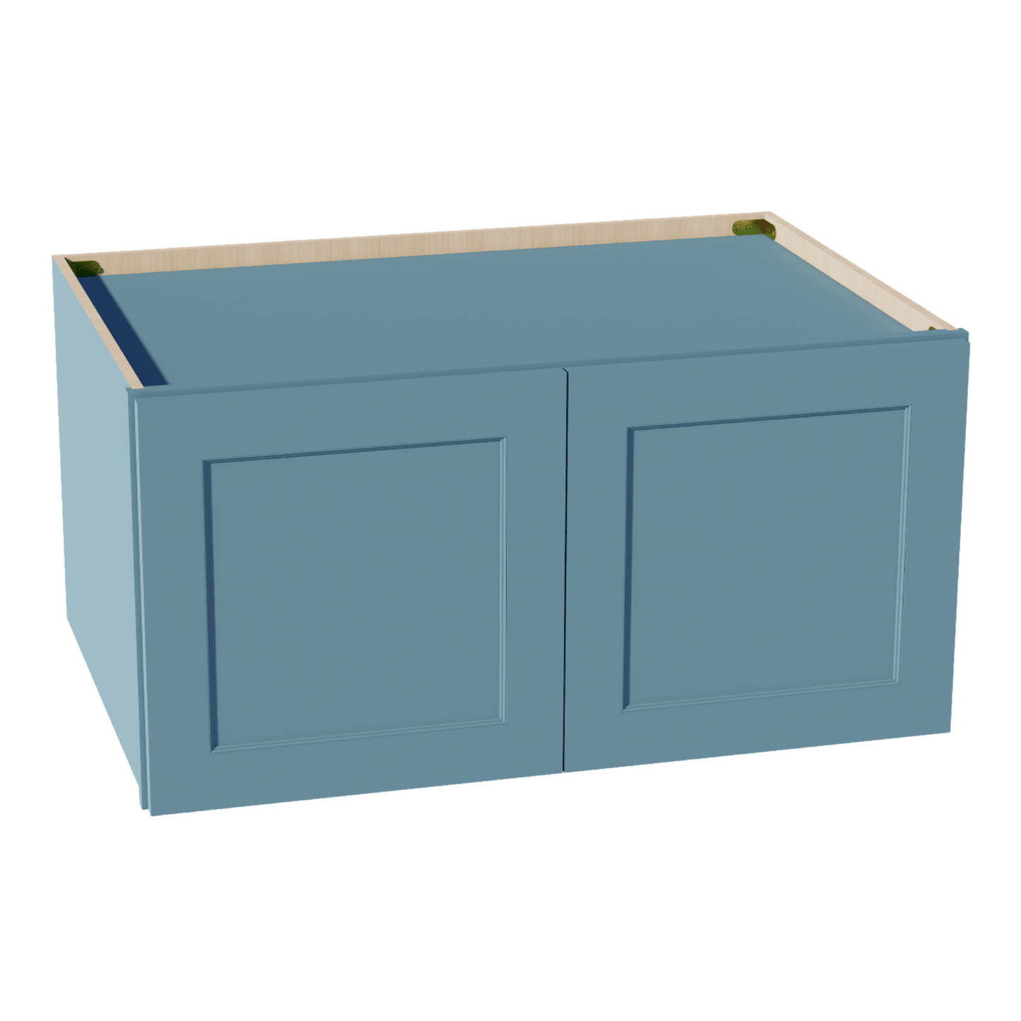 TG - W361824: Soft Green Shaker 36"W x 18"H x 24"D 2 Doors Standard Bridge Wall Cabinet - NextCabinets