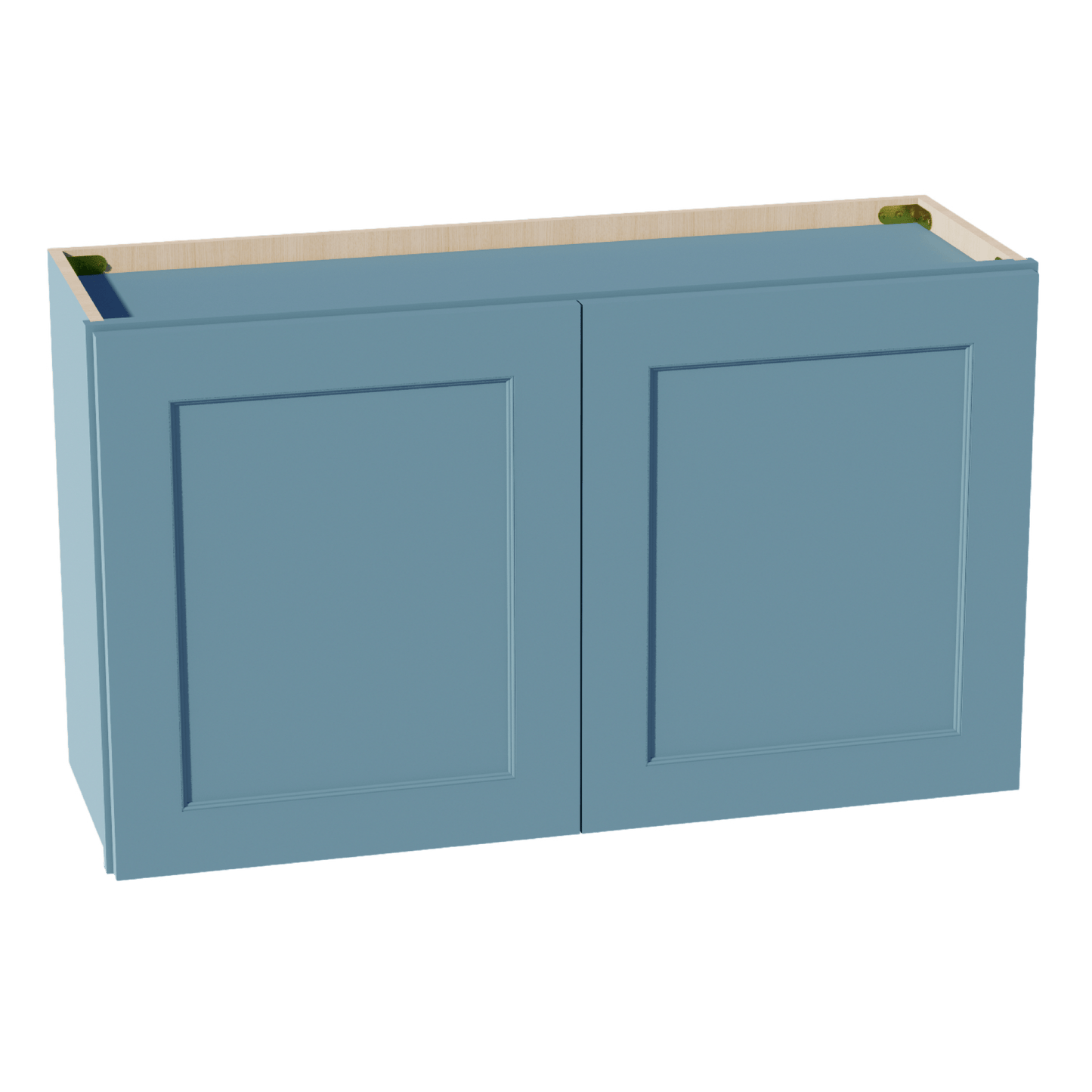 TG - W3621: Soft Green Shaker 36"W x 21"H 2 Doors Standard Wall Bridge Cabinet - NextCabinets