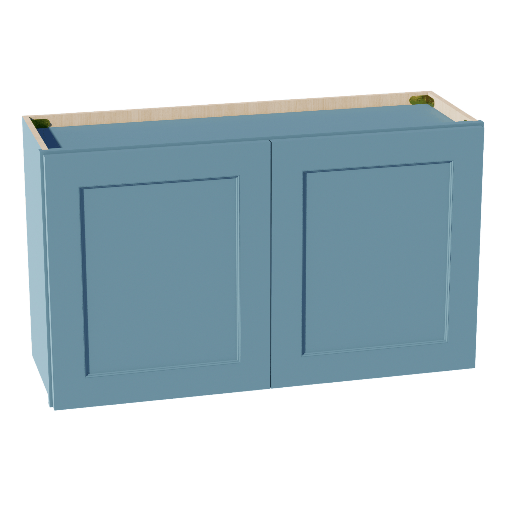 TG - W3621: Soft Green Shaker 36"W x 21"H 2 Doors Standard Wall Bridge Cabinet - NextCabinets