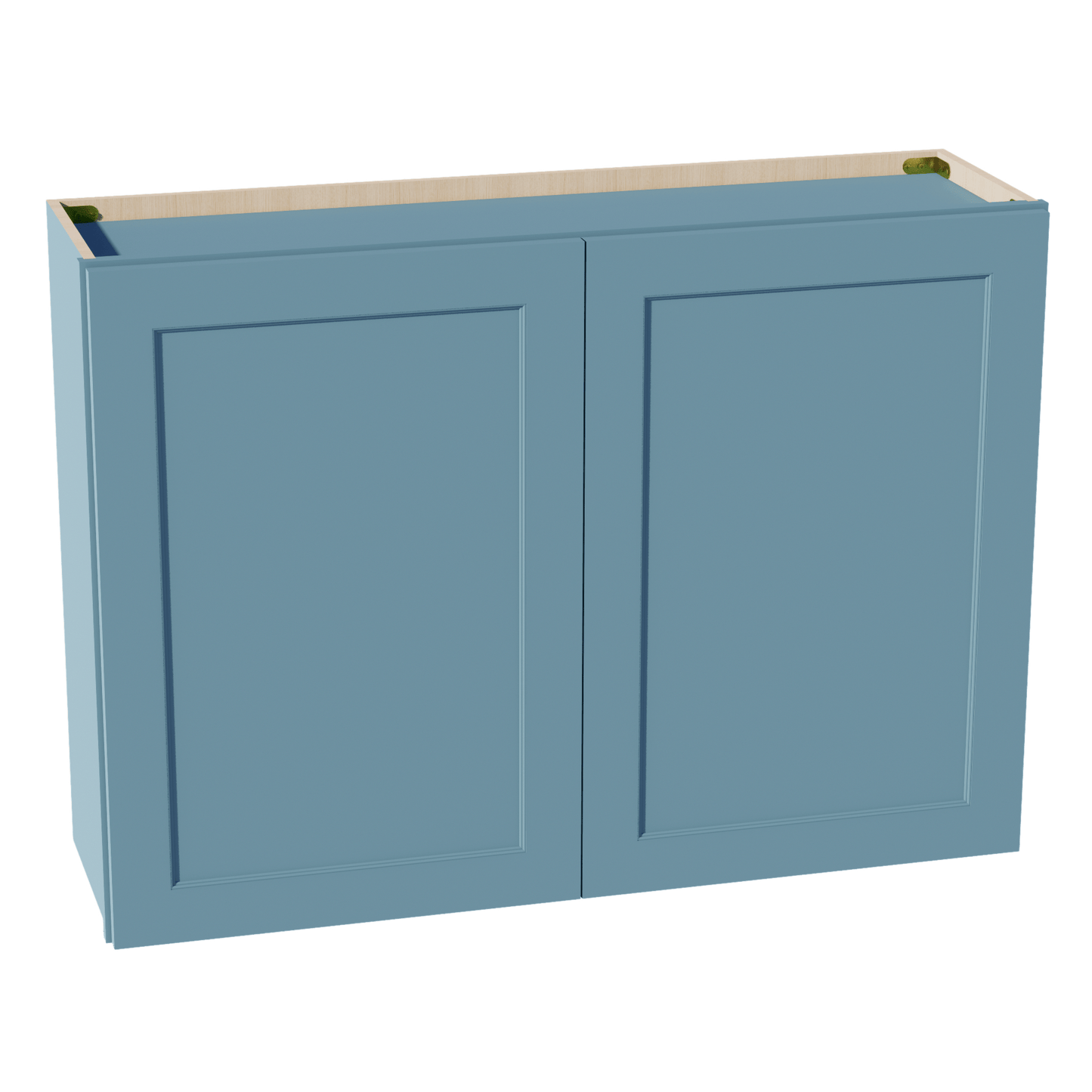 TG - W4230: Soft Green Shaker 42"W x 30"H 2 Doors & 2 Shelves Standard Wall Cabinet - NextCabinets
