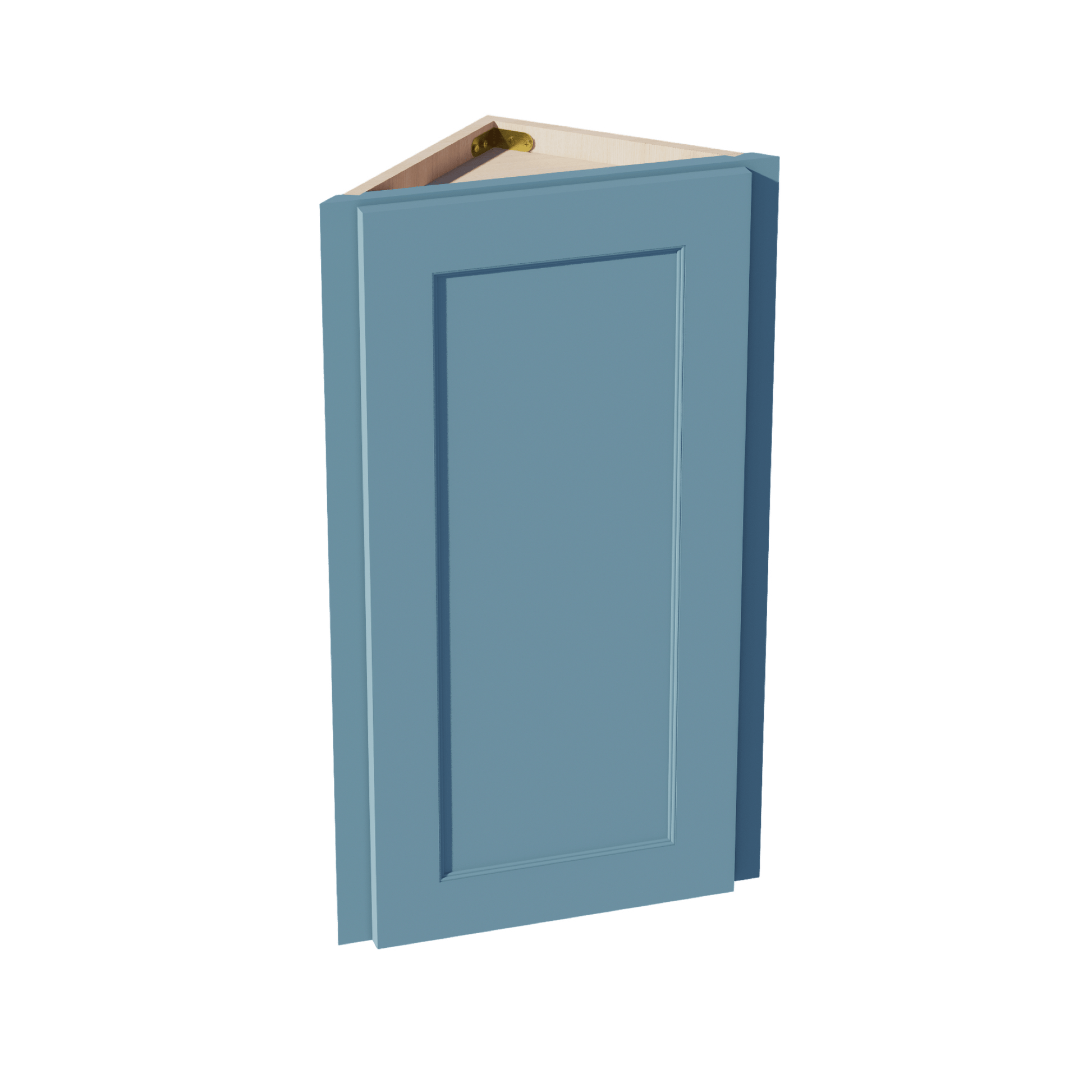 TG - WAE1230: Soft Green Shaker 12"W x 30"H x 12"D 1 Door & 2 Shelves Wall Angle End Cabinet - NextCabinets