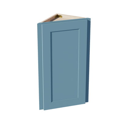 TG - WAE1230: Soft Green Shaker 12"W x 30"H x 12"D 1 Door & 2 Shelves Wall Angle End Cabinet - NextCabinets