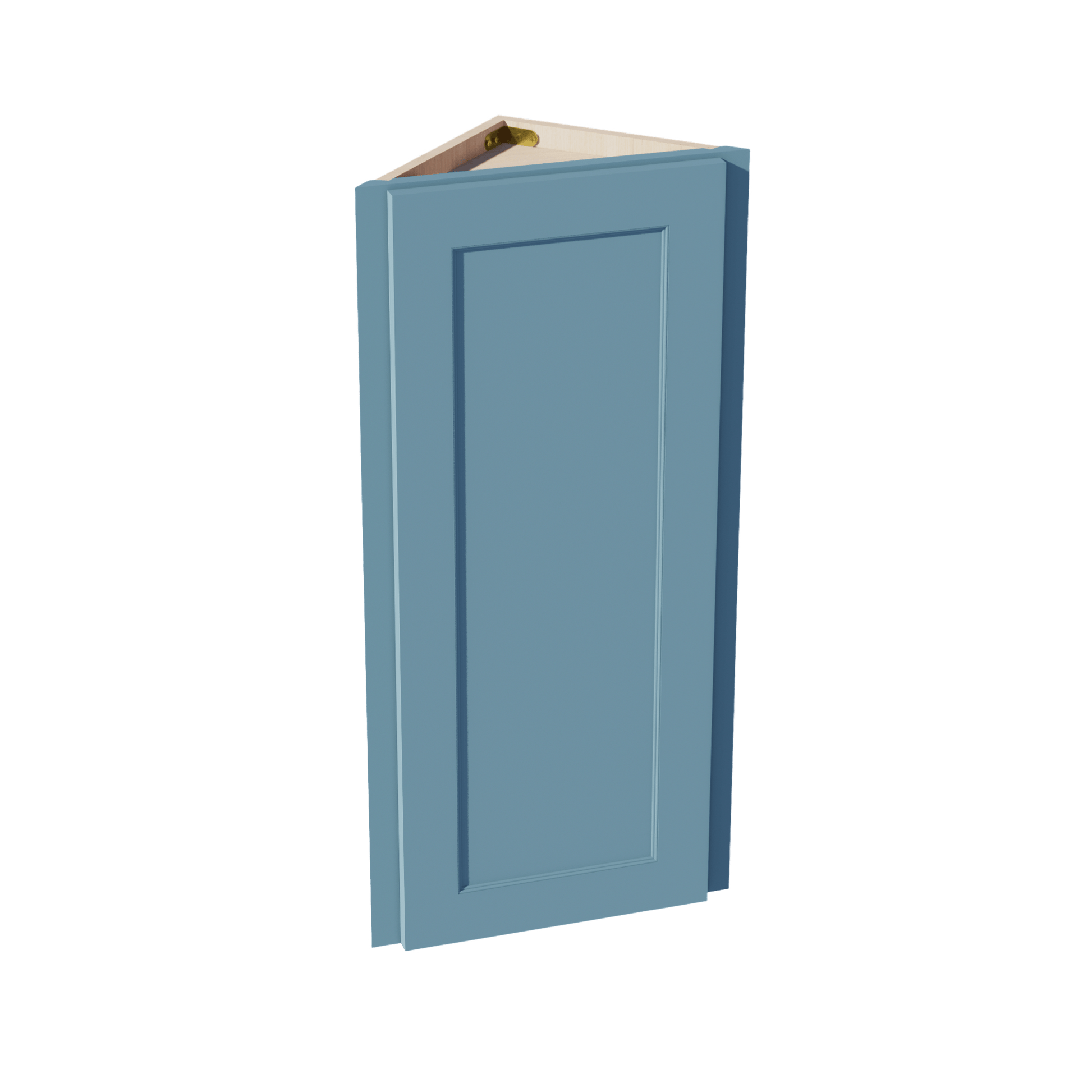 TG - WAE1236: Soft Green Shaker 12"W x 36"H x 12"D 1 Door & 2 Shelves Wall Angle End Cabinet - NextCabinets