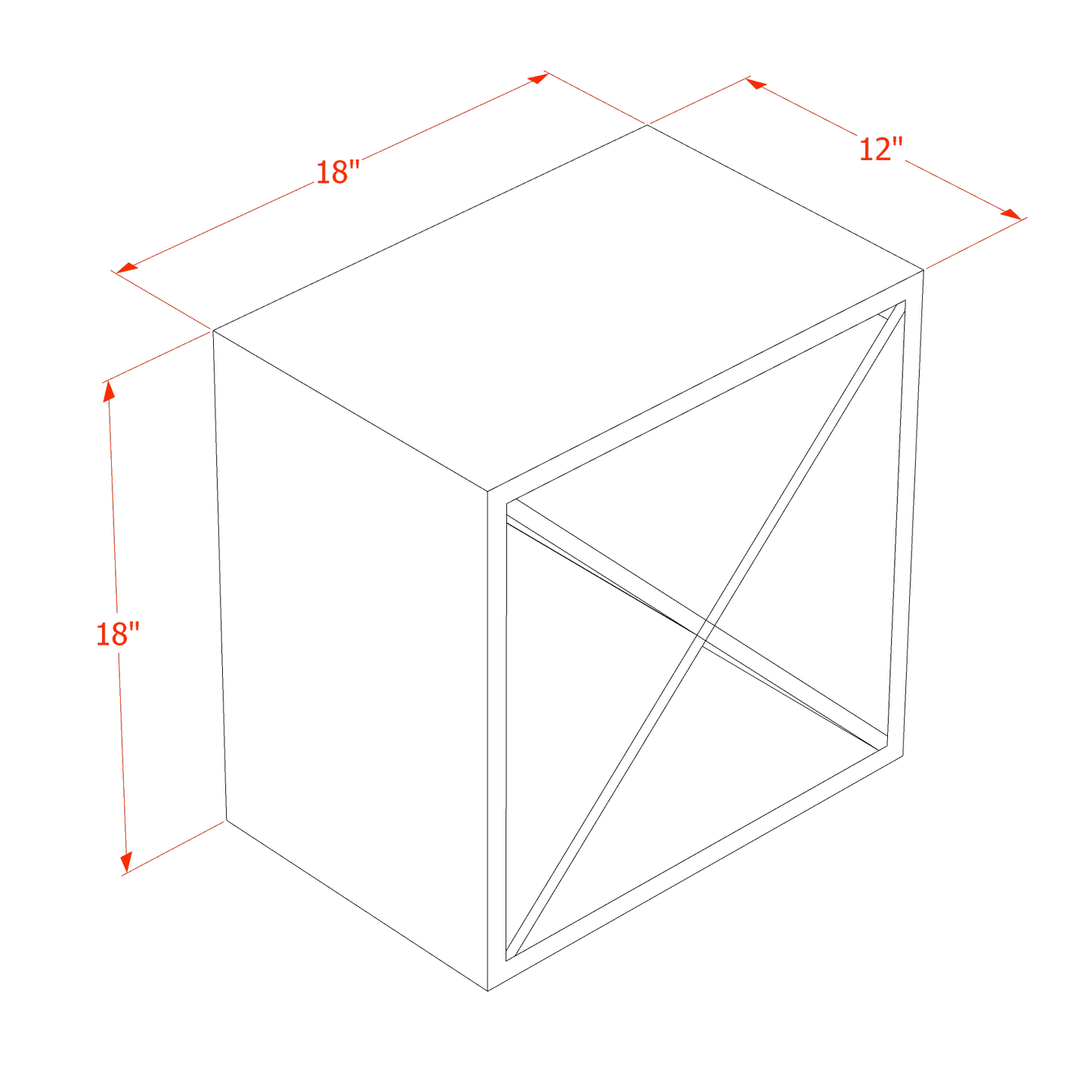 TG - WR1818: Soft Green Shaker 18"W x 18"H x 12"D Wall Wine Rack Incl. Shelf - NextCabinets