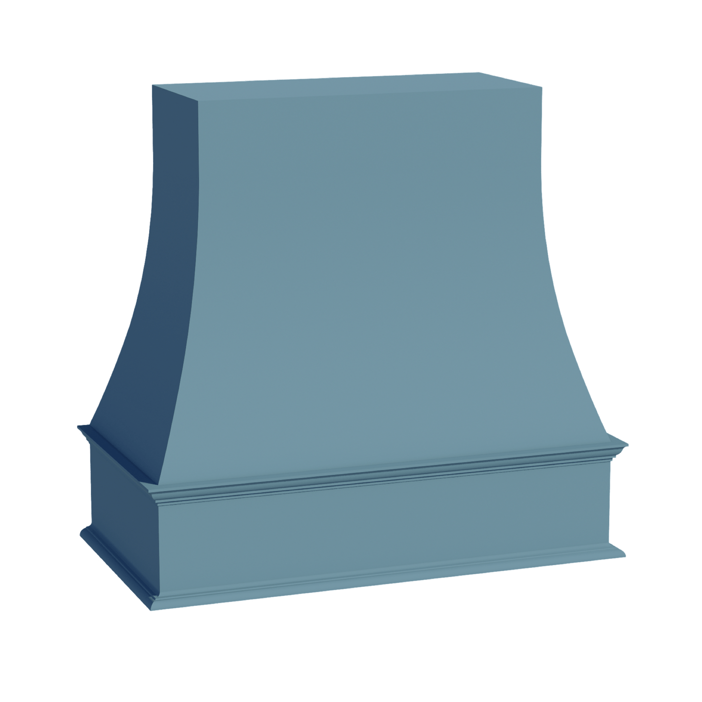 TG - WRH3636: Soft Green Shaker 36"W x 36"H Wood Wall Mounted Range Hoods - NextCabinets