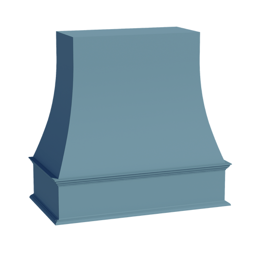 TG - WRH3636: Soft Green Shaker 36"W x 36"H Wood Wall Mounted Range Hoods - NextCabinets