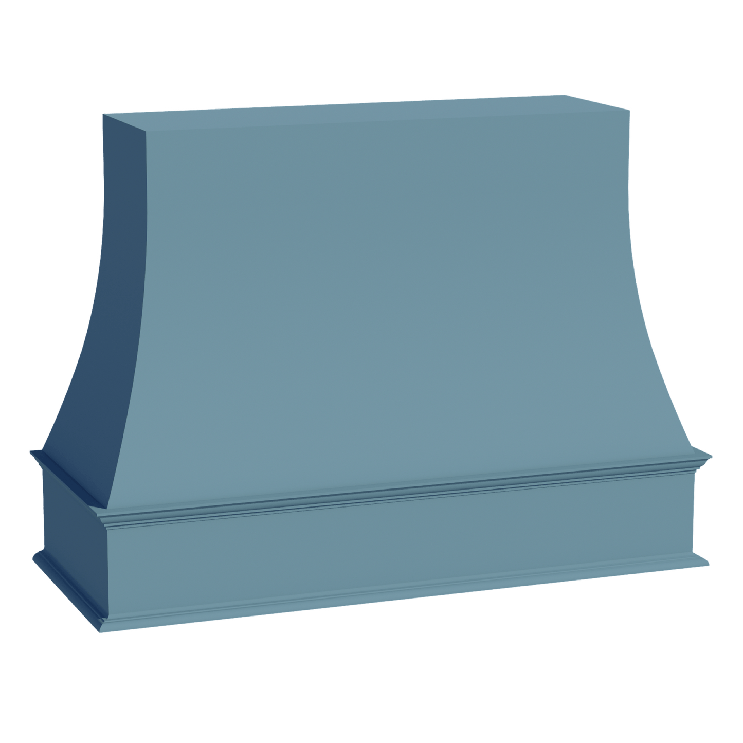 TG - WRH3648: Soft Green Shaker 36"W x 48"H Wood Wall Mounted Range Hoods - NextCabinets