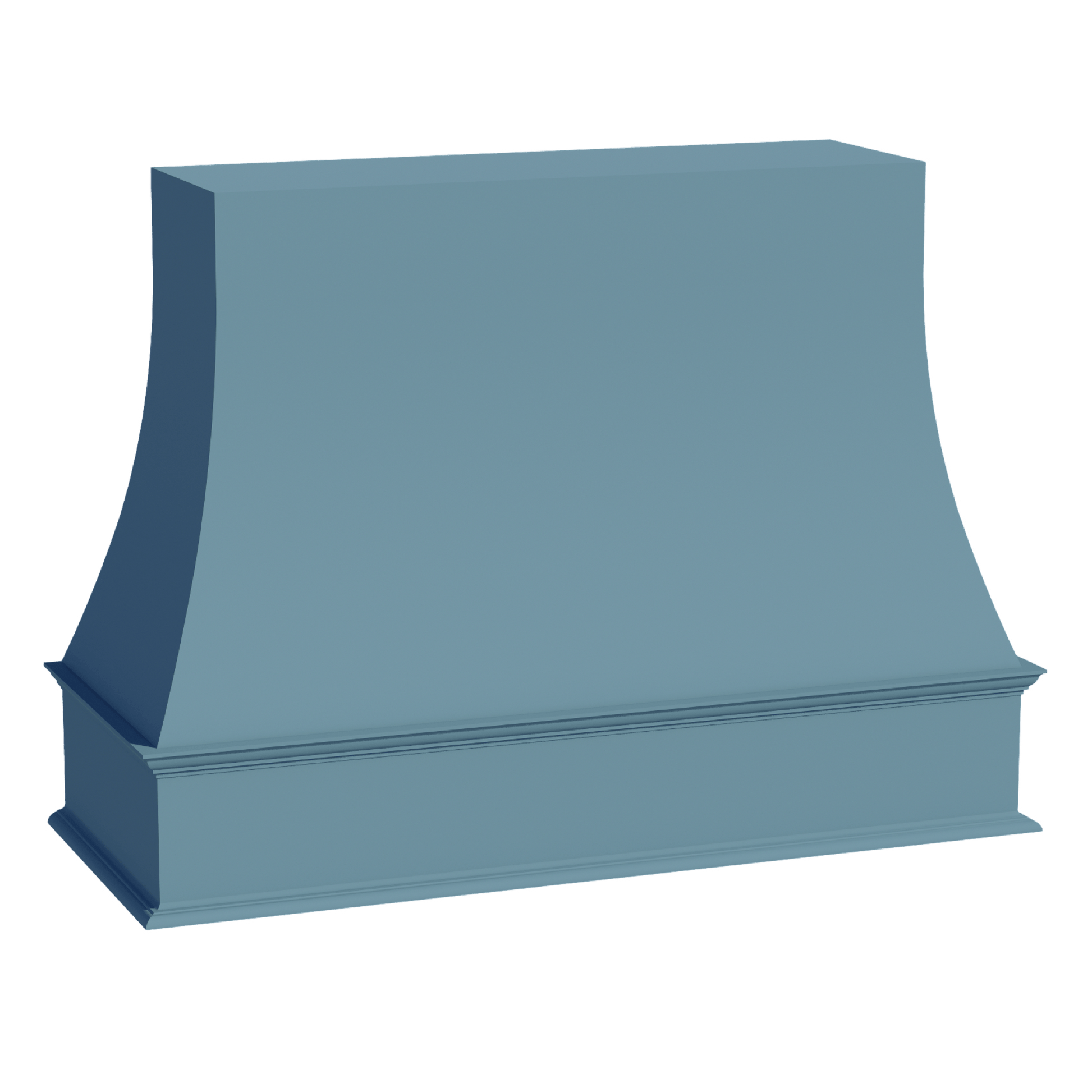 TG - WRH3648: Soft Green Shaker 36"W x 48"H Wood Wall Mounted Range Hoods - NextCabinets