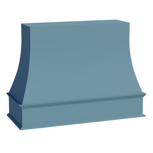 TG - WRH3648: Soft Green Shaker 36"W x 48"H Wood Wall Mounted Range Hoods - NextCabinets