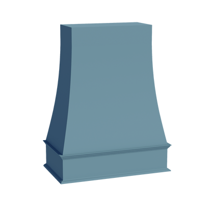 TG - WRH4836: Soft Green Shaker 48"W x 36"H Wood Wall Mounted Range Hoods - NextCabinets