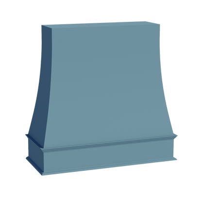 TG - WRH4848: Soft Green Shaker 48"W x 48"H Wood Wall Mounted Range Hoods - NextCabinets