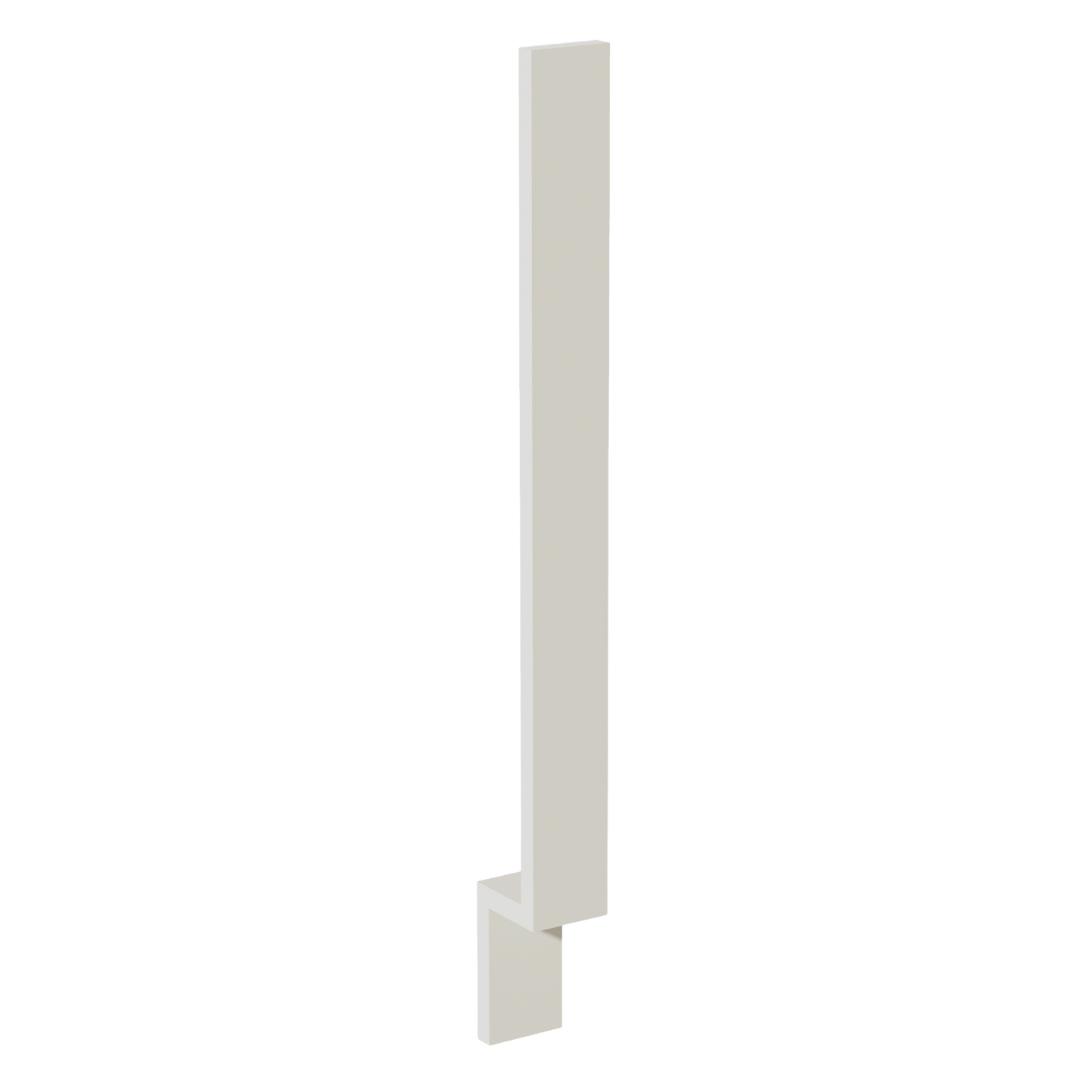 TW - BF3: Creamy White Shaker 3"W Base Cabinet Filler - NextCabinets