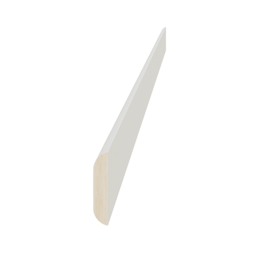 TW - BM1 - 1/4: Creamy White Shaker 96"W x 1 - 1/4"H x 1/4"D Batten Molding - NextCabinets