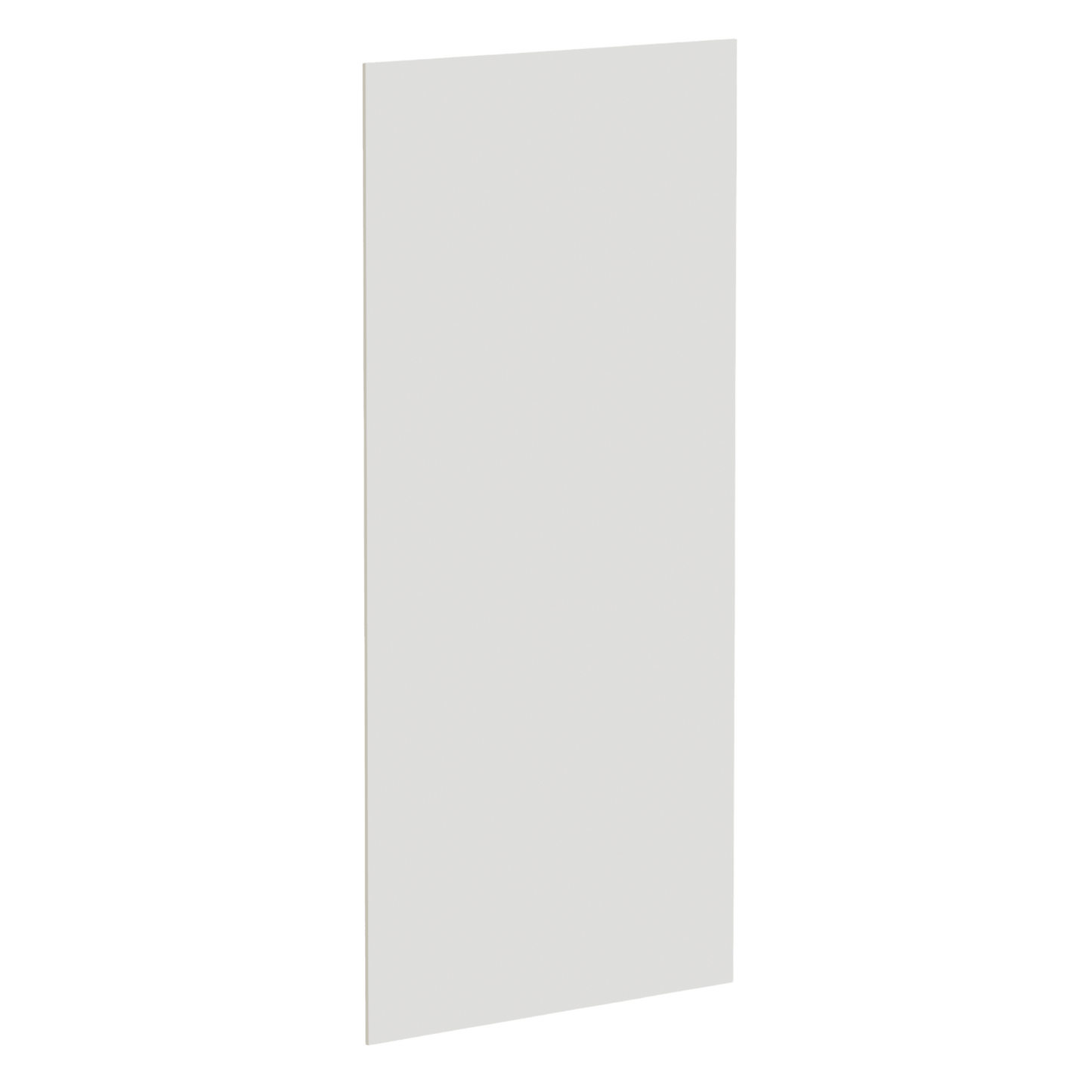 TW - BP48x96 - 1/2: Creamy White Shaker 48"W x 96"H x 1/2"D Base End Skin Panel - NextCabinets