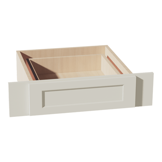 TW - KD30: Creamy White Shaker 30"W Vanity Knee Drawers - NextCabinets