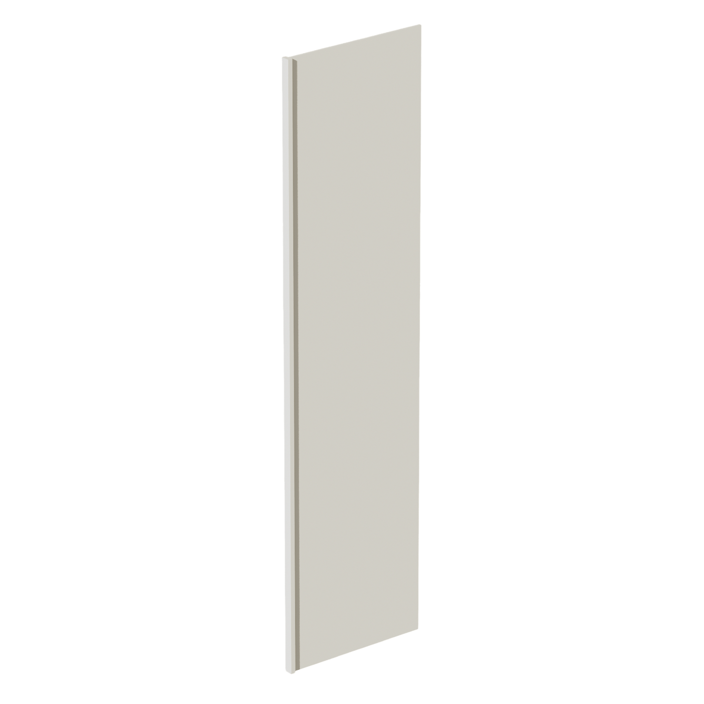 TW - REP2496: Creamy White Shaker 24"W x 96"H x 1 - 1/2"D Refrigerator Return Panel - NextCabinets