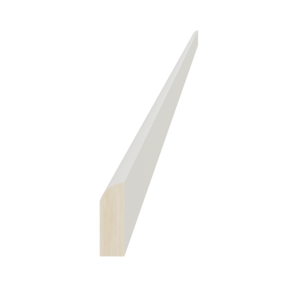 TW - SM8 - S: Creamy White Shaker 96"W x 3/4"H x 1/4"D Scribe Molding - NextCabinets