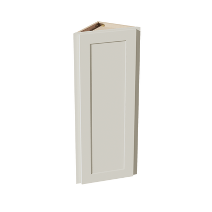 TW - WAE1242: Creamy White Shaker 12"W x 42"H x 12"D 1 Door & 3 Shelves Wall Angle End Cabinet - NextCabinets
