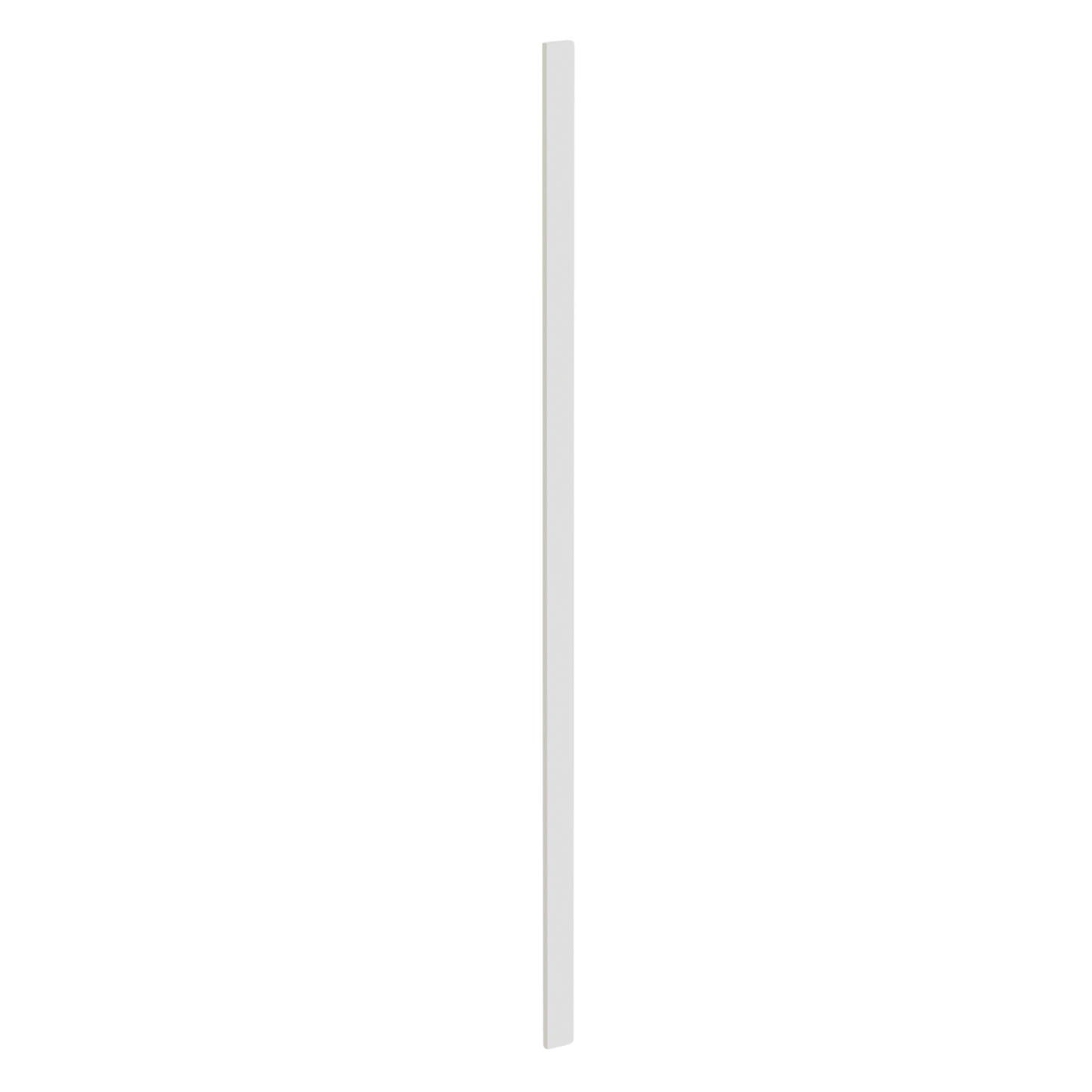 TW - WF396: Creamy White Shaker 03"W x 96"H Wall Cabinet Filler - NextCabinets