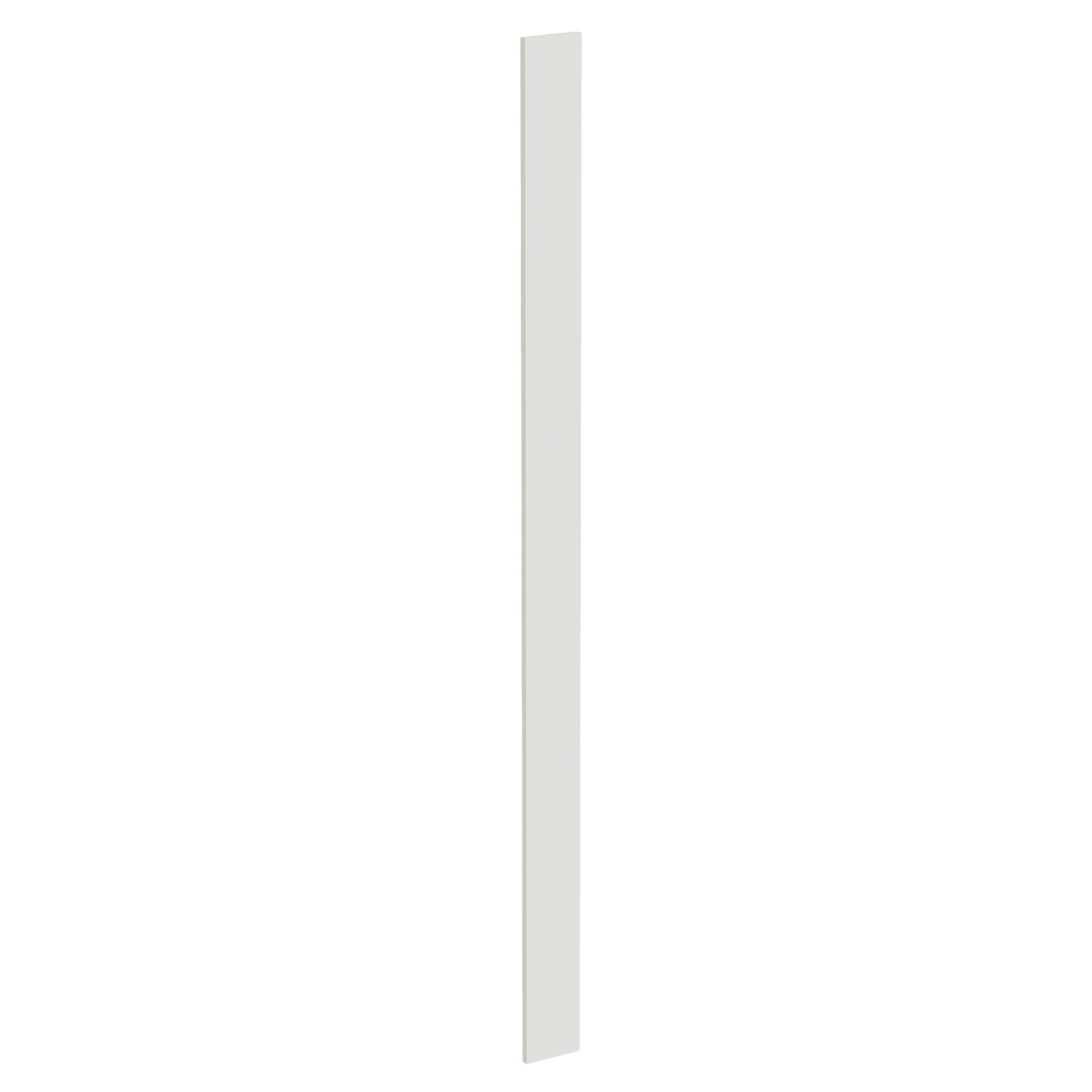 TW - WF696: Creamy White Shaker 06"W x 96"H Wall Cabinet Filler - NextCabinets