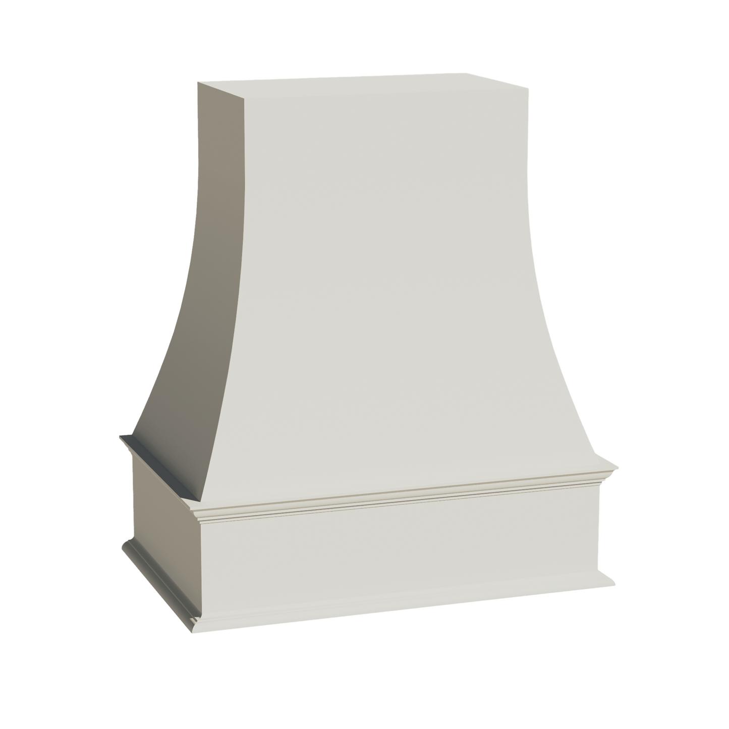 TW - WRH3036: Creamy White Shaker 30"W x 36"H Wood Wall Mounted Range Hoods - NextCabinets