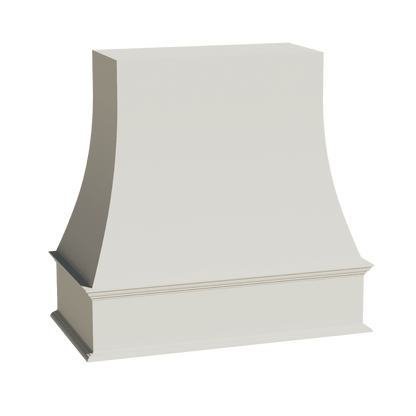 TW - WRH3636: Creamy White Shaker 36"W x 36"H Wood Wall Mounted Range Hoods - NextCabinets