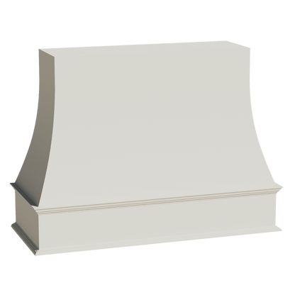 TW - WRH3648: Creamy White Shaker 36"W x 48"H Wood Wall Mounted Range Hoods - NextCabinets