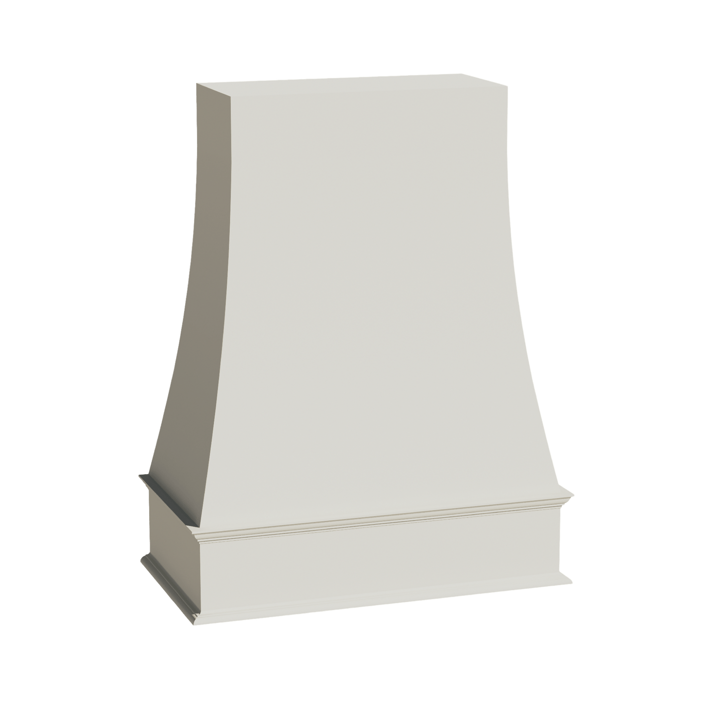 TW - WRH4836: Creamy White Shaker 48"W x 36"H Wood Wall Mounted Range Hoods - NextCabinets