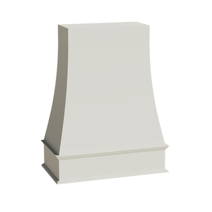 TW - WRH4836: Creamy White Shaker 48"W x 36"H Wood Wall Mounted Range Hoods - NextCabinets