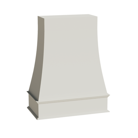 TW - WRH4836: Creamy White Shaker 48"W x 36"H Wood Wall Mounted Range Hoods - NextCabinets