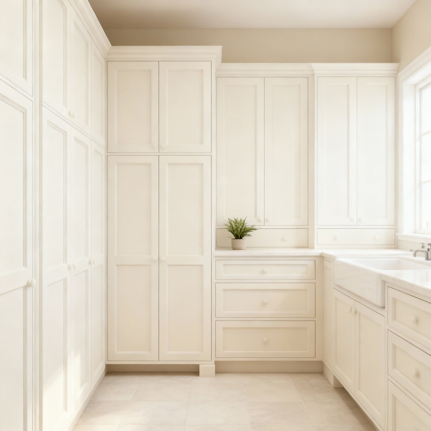 Ivory White Shaker Door Sample
